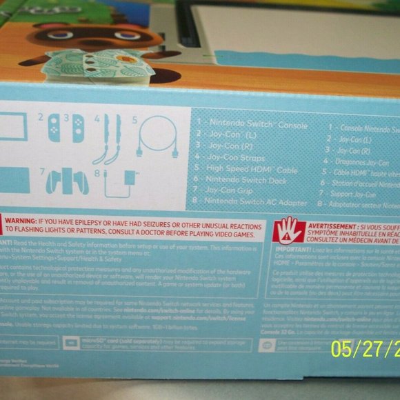Nintendo Switch Animal Crossing: New Horizons Limited Edition Console SOLD - Picture 8 of 8